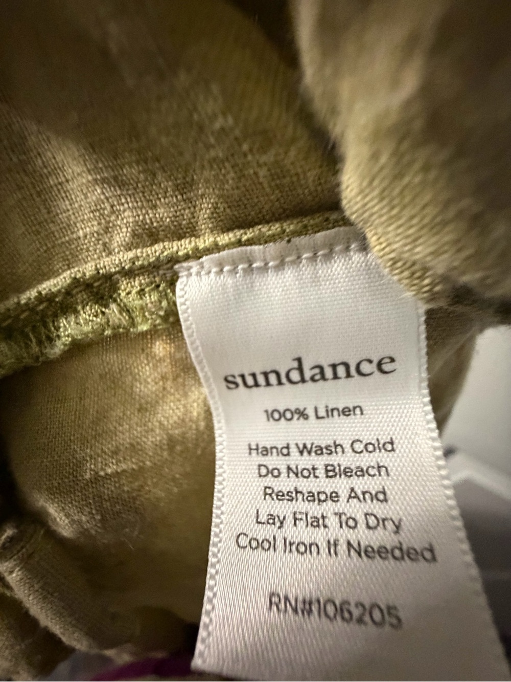 Green linen collared shirt dress - Picture 4 of 6